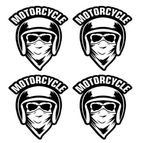 Reflechissants casque moto BANDIOS