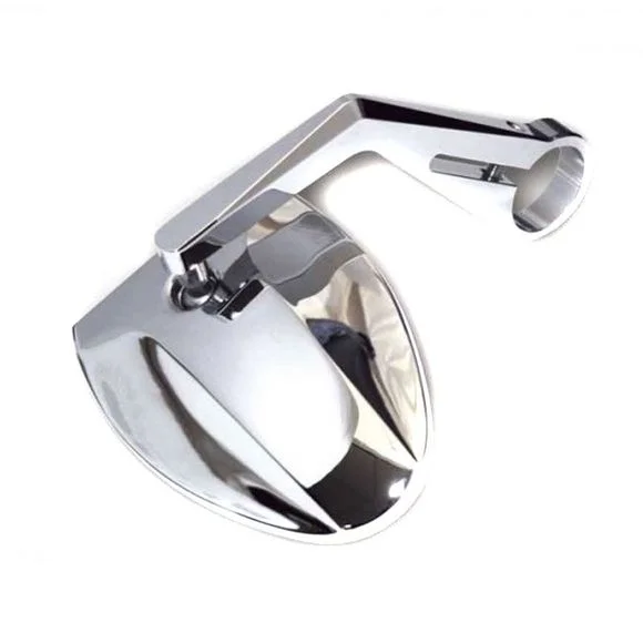 Rétroviseur Brazoline Ferrara 2 chrome (l’unité) Universel – Gris Ref : 52001 / 301-783
