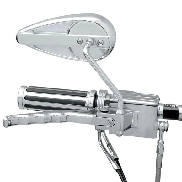 Rétroviseur Drag Specialties Teardrop position gauche (l’unité) Universel – Gris Ref : DRG0187 / DS300017