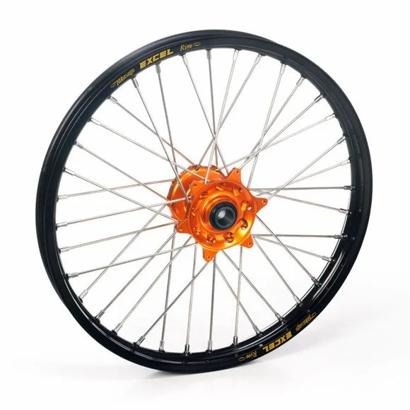 Roue Haan Wheels arrière dimension 14×1.60 Noir/Orange petite roue Ref : HW77551310 / 1076119003