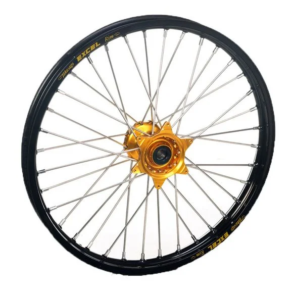 Roue Haan Wheels arrière dimension 19×1.85 Noir/Or Ref : HW7735232 / 1076208007