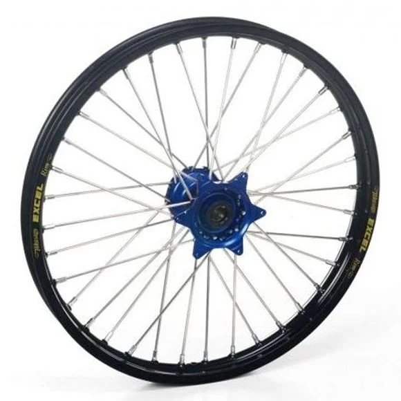 Roue Haan Wheels avant dimension 21×1.60 Noir/Bleu Ref : HW77004650 / 1076236007