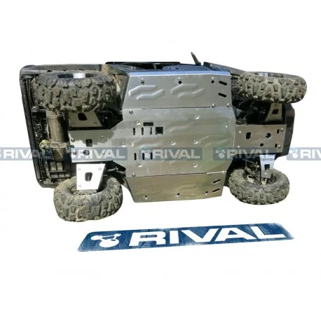 Sabot complet RIVAL – aluminium 4mm CF Moto