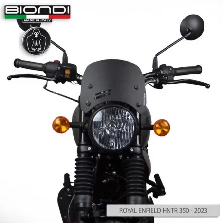 SATIN BLACK HUNTER BIONDI WINDSHIELD