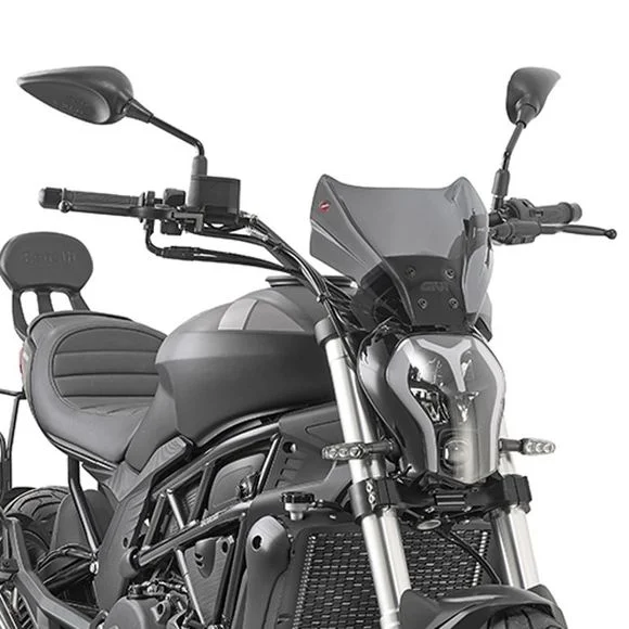 Saute vent Givi FuméeBENELLI 500 502 C – 2019 – 2024Ref : 1173S+A8706A / CMB1173S+A8706A