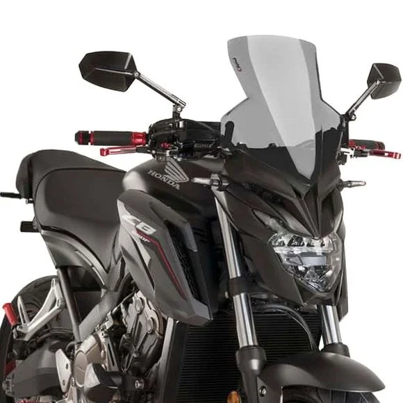 Saute vent Puig SPORT – GrisHONDA 650 CB 650 F ABS (RC97) – 2017 – 2018Ref : 9687