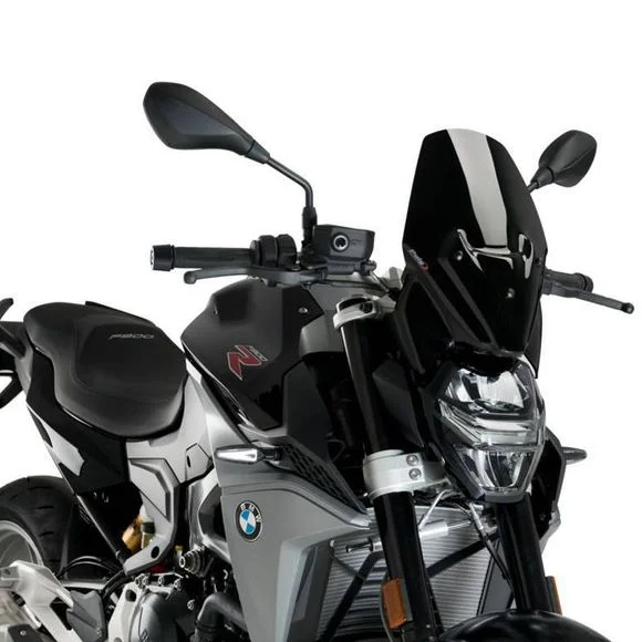 Saute vent Puig sport (POUR MOTOS SANS SUPPORT D’ORIGINE BMW) – Noir Ref : PUI0373