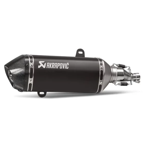 Silencieux Akrapovic Inox noir embout Carbone – Noir Ref : SA0062 / 18114239