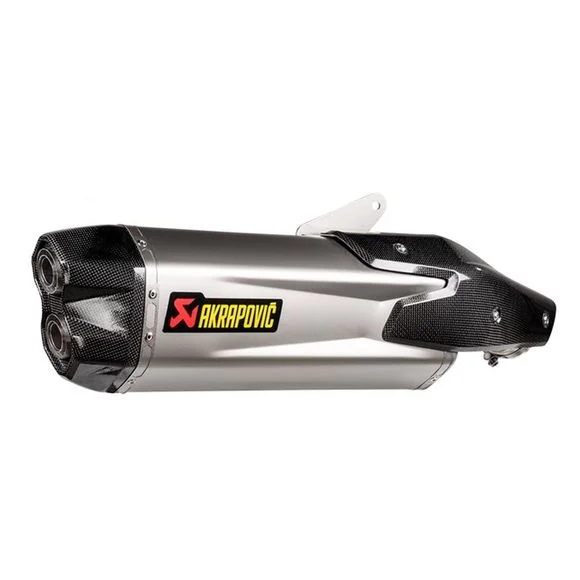 Silencieux Akrapovic Titane embout carbone – Gris Ref : SA0022 / 18114315