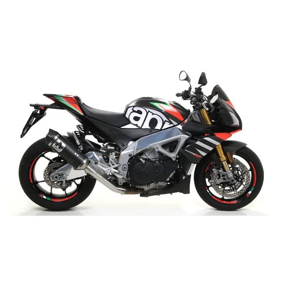 Silencieux Arrow Race-tech Alu dark embout carbone – Noir Ref : AW0360 / 71906AKN