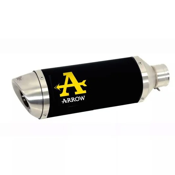 Silencieux Arrow Race Tech Alu Dark embout inox – Noir Ref : AW0318 / 71854AON