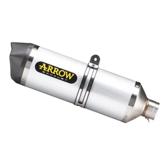 Silencieux Arrow Race-tech Alu embout carbone – Gris Ref : AW0336 / 71869AK