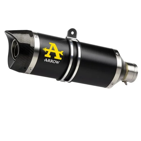 Silencieux Arrow Thunder Alu Dark embout carbone – Noir Ref : AW0347 / 71892AKN