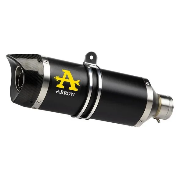 Silencieux Arrow Thunder Alu Dark embout carbone – Noir Ref : AW0513 / 71813AKN