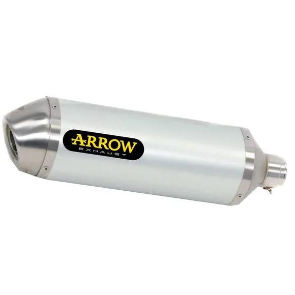 Silencieux Arrow Thunder Alu embout inox – Gris Ref : AW0330 / 71860AO