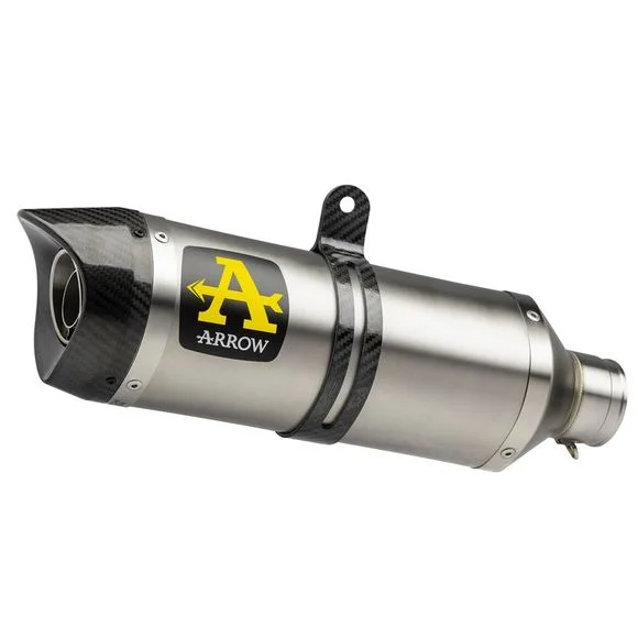 Silencieux Arrow Thunder Titane embout carbone – Gris Ref : AW0344 / 71892PK
