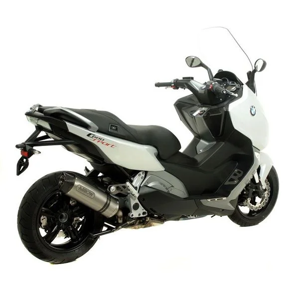Silencieux Arrow Titane Race-tech embout carboneBMW 650 C 650 GT (0133) – 2012 – 2015Ref : 73508PK