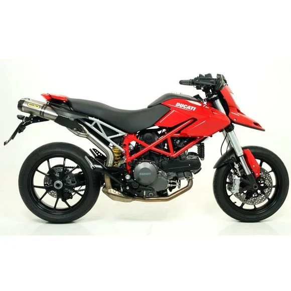Silencieux Arrow Titane Street thunder embout carboneDUCATI 796 796 HYPERMOTARD – 2009 – 2012Ref : 71754PK
