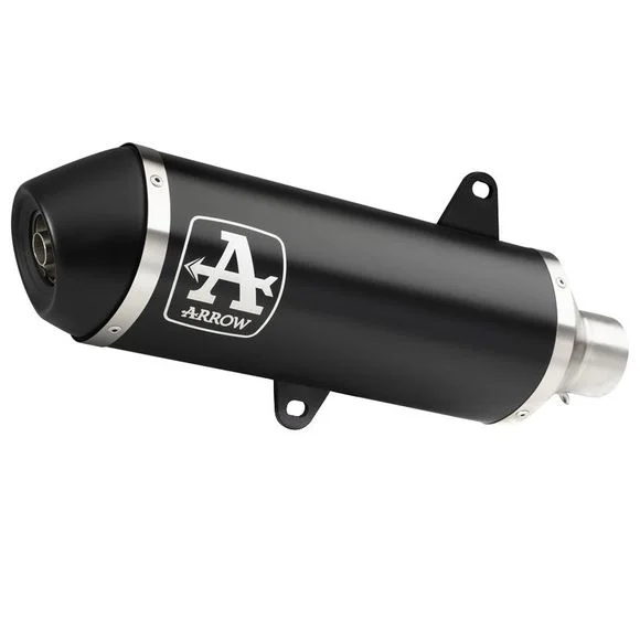 Silencieux Arrow Urban Alu Dark embout noir mat – Noir Ref : AW0538 / 53505ANN