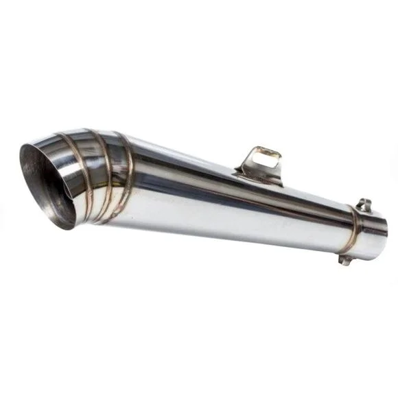 Silencieux Brazoline moto race 2 adaptable Universel – Gris Ref : 60330