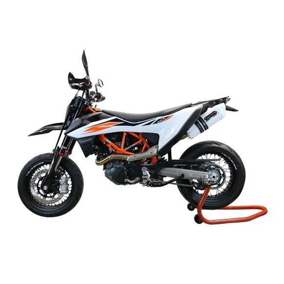 Silencieux GPR ALBUS WHITE EVO4 – BlancKTM 690 690 ENDURO R ABS – 2021 – 2023Ref : GPR0029 / E5.KT.205.ALBE5