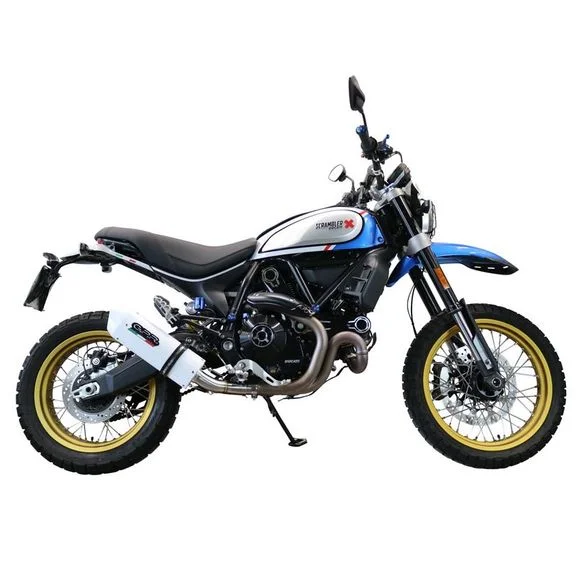 Silencieux GPR ALBUS WHITE EVO4DUCATI 800 SCRAMBLER 800 URBAN MOTARD – 2022Ref : GPR0914 / E5.D.137.3.CAT.ALB