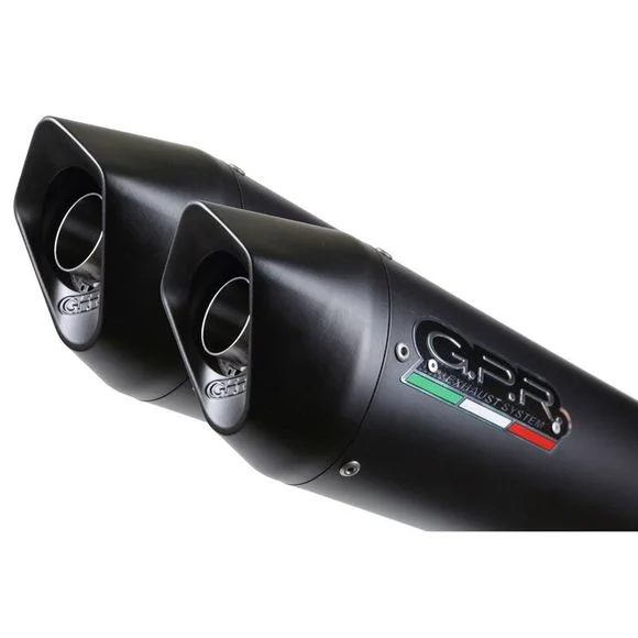 Silencieux GPR FURORE NERO DOUBLE CATAYAMAHA 1100 BT 1100 BULLDOG (RP05) – 2002 – 2009Ref : CAT.47.FUNE