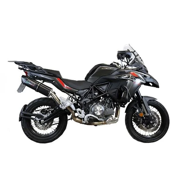 Silencieux GPR FURORE NERO EVO4 – NoirBENELLI 500 TRK 502 X – 2021 – 2024Ref : GPR0055 / E5.BE.16.FNE5