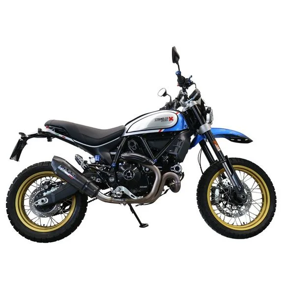 Silencieux GPR GP EVO4 POPPY – NoirDUCATI 800 SCRAMBLER 800 URBAN MOTARD – 2022Ref : GPR0970 / E5.D.137.3.CAT.GPAN.PO