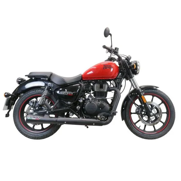 Silencieux GPR HURRICANE NERO – NoirROYAL ENFIELD 350 METEOR 350 – 2022 – 2024Ref : GPR0656 / ROY.10.CAT.HUR.BL