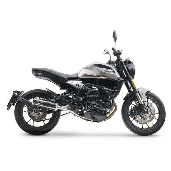 Silencieux GPR M3 POPPY – GrisMOTO MORINI 650 650 SEIEMMEZZO STR – 2022 – 2024Ref : GPR0888 / MO.7.CAT.M3.PP
