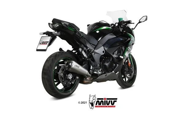 Silencieux Mivv Delta Race inox brossé/carboneKAWASAKI 1000 Z 1000 SX (ZX1002KLF) – 2020Ref : MV00006A / 1110203