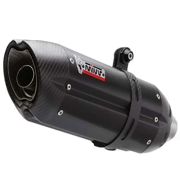 Silencieux Mivv Suono Steel black embout carboneKTM 1290 1290 SUPER DUKE GT ABS – 2016 – 2024Ref : 76021527 / 1089632001