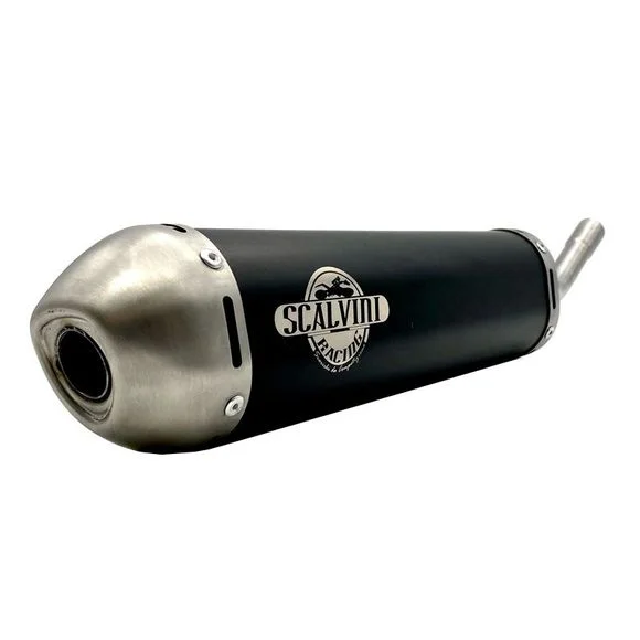 Silencieux Scalvini ALU/INOX BLACK Ref : 002.076226