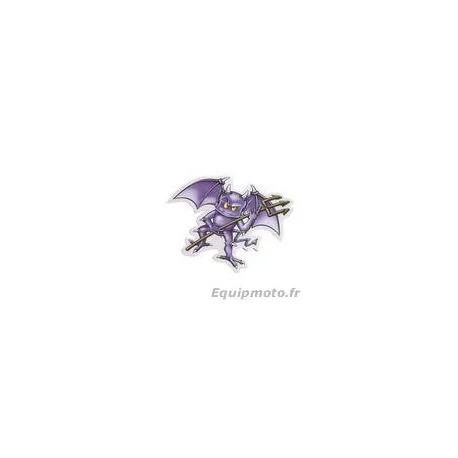 Stickers diable violet