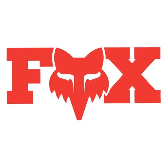 Stickers Fox F HEAD X 3″ – Noir / Rouge Ref : FX4905 / 32530-003-OS