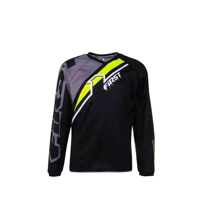 Stripes maillot enfant noir