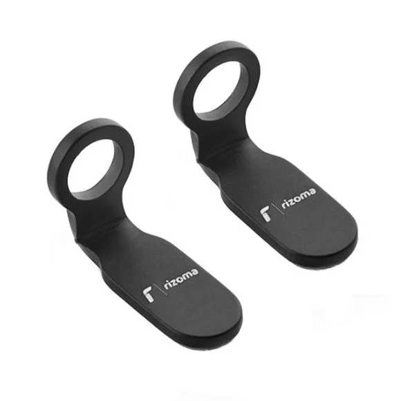 Support Clignotant Rizoma avant pour clignotant light unit – Noir Ref : RZ0911 / FR444B