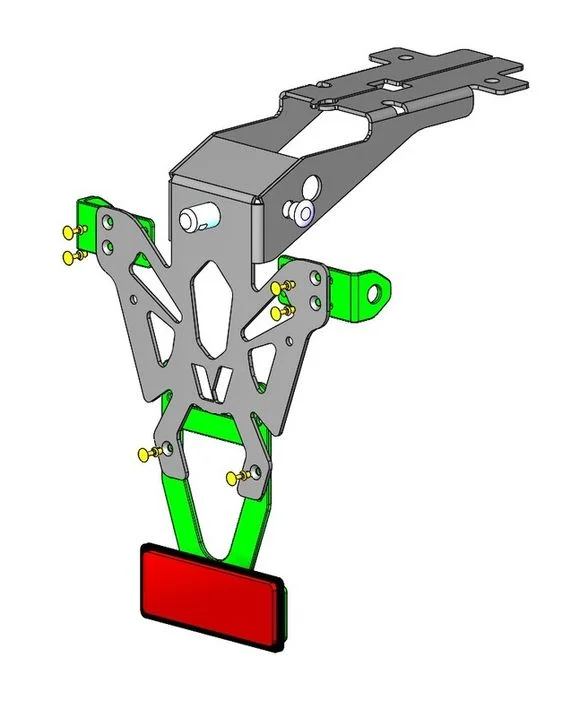 Support de plaque Bihr Ref : BI00665A / 1106516