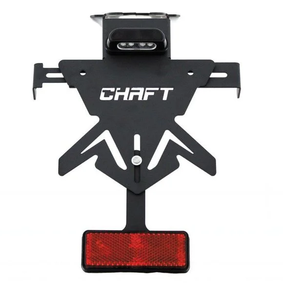 Support de plaque Chaft NOIR Latéral Ref : CH0641 / UL262