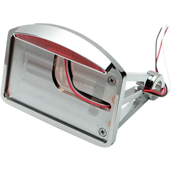 Support de plaque Drag Specialties avec feux arrière à led – Gris Ref : DRG0099 / 20100554