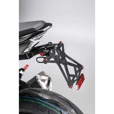 Support de plaque LIGHTECH reglable KAWASAKI Z900 Z H2 2017-2024