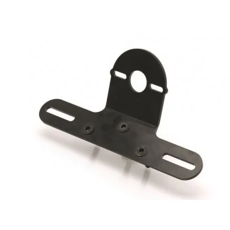 Support de plaque moto universel vintage noir