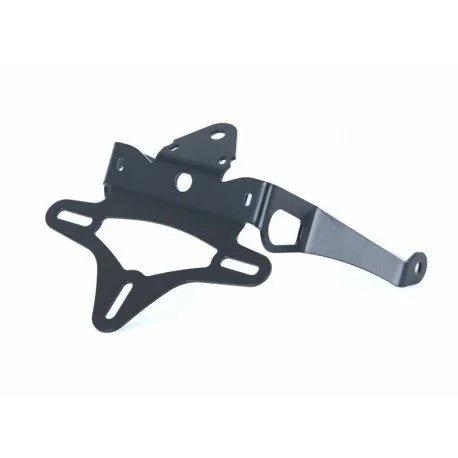 Support de plaque R&G RACING noir avec optique fume Kawasaki 650 Vulcan 2015-2024