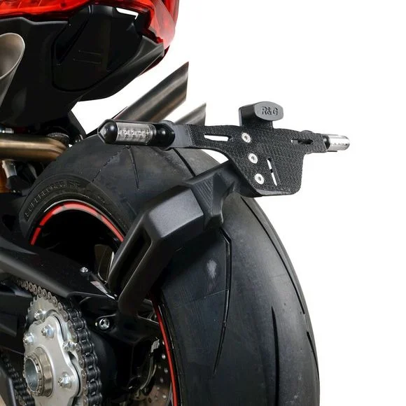 Support de plaque R&G Racing noir Ref : RGR00126A / 1114528