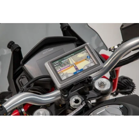 Support GPS SW MOTECH pour guidon moto MOTO GUZZI V85TT 2019-2024