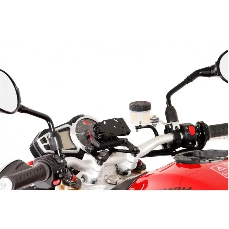 Support GPS SW MOTECH pour guidon moto TRIUMPH 1050 SPEED TRIPLE 2010-2021