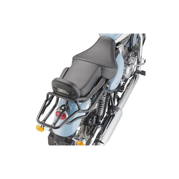 Support top case Givi monolock pour le dosseret d’origineROYAL ENFIELD 350 METEOR 350 – 2023 – 2025Ref : GI2562 / 9053KIT