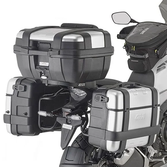 Support valises Givi PL ONE FIT pour les valises Monokey – NoirAPRILIA 660 TUAREG 660 – 2021 – 2025Ref : PLO6710MK