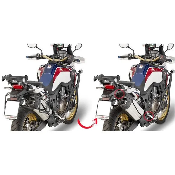 Support valises Givi pour valise Monokey Ref : PLR1144